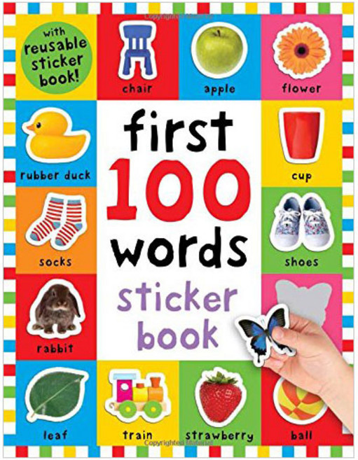 First 100 Words Sticker Book, PriddyBooks