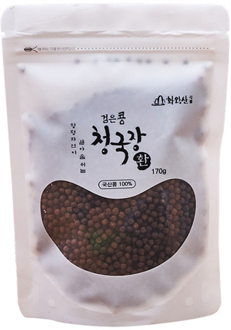 화왕산 국산 검은콩 청국장환, 1개, 170g