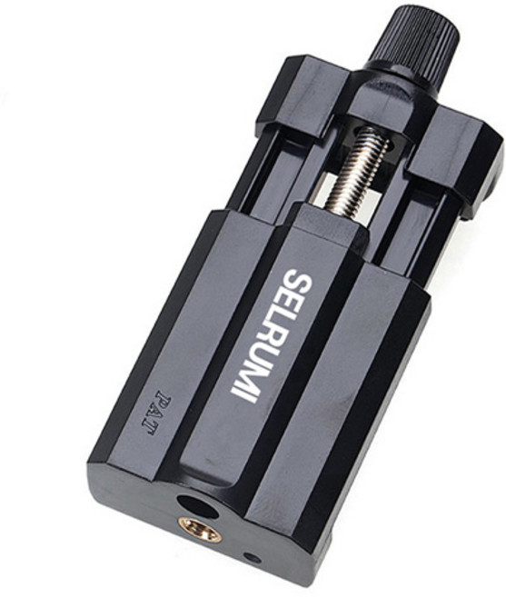 셀루미 프로페셔널 고급형 스마트폰 전용 삼각대 셀카봉 홀더 블랙, SEL-SH01D, 1개