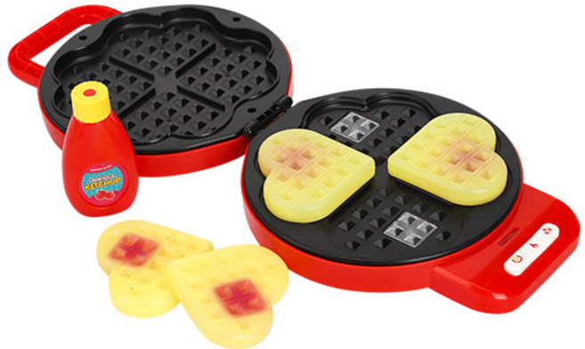 캐스비 플레이 노릇노릇 와플요리 소꿉놀이 2058, 혼합색상, 1개