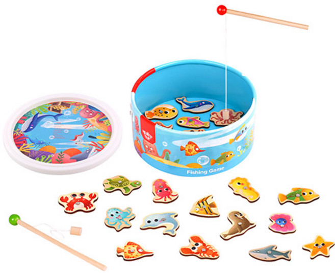 투키토이 자석 바다낚시 놀이 세트 22p 095, 혼합색상, 1개