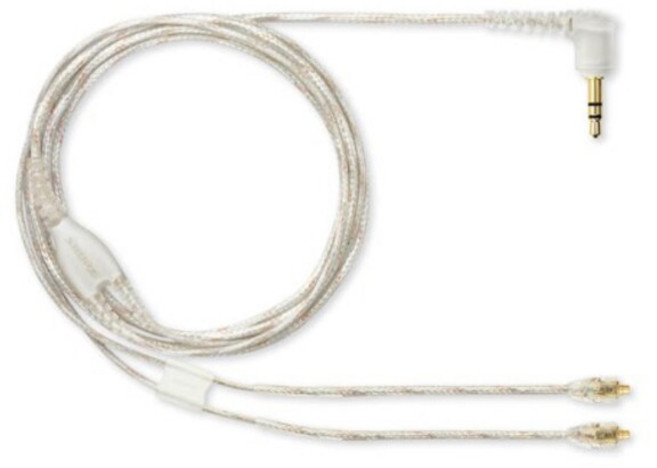 슈어 이어폰 분리형 케이블 162cm, EAC64CL, 클리어