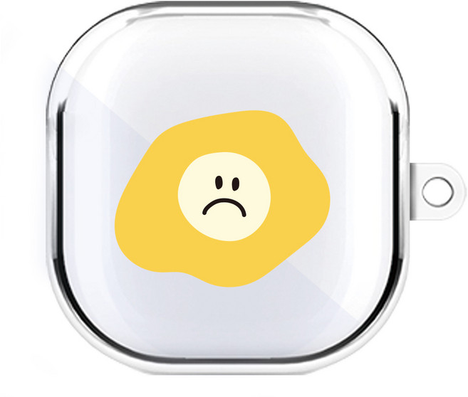 원베스트 갤럭시 버즈 라이브 /버즈2 투명하드 디자인 케이스 A, 31 툴툴이계란