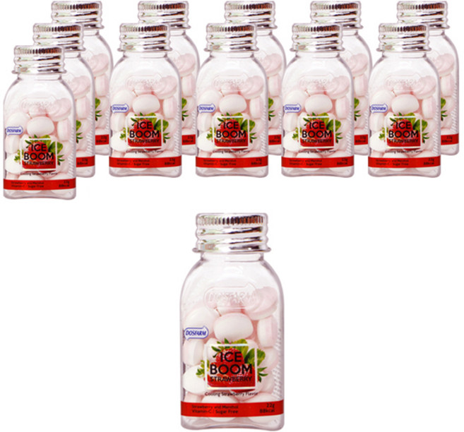 DO'SFARM 아이스붐 딸기향캔디, 22g, 12개