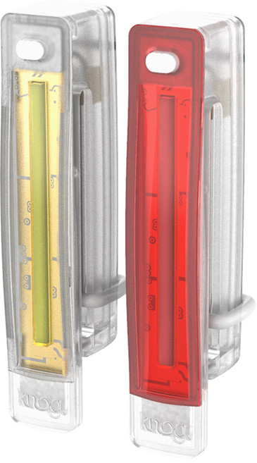 노그 플러스 프리 트윈팩 전조 + 후미등 세트 러닝전용, 트랜스, 1세트