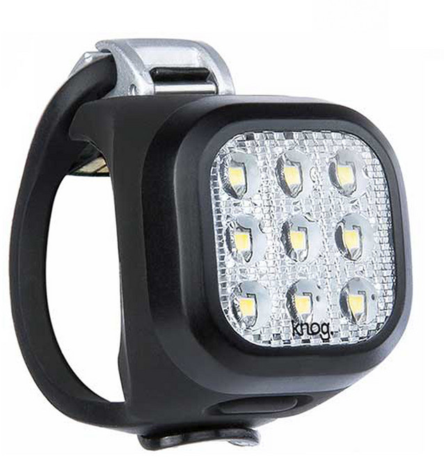 노그 자전거 충전식 LED 라이트 블라인더미니 나이너 전조등, 블랙, 1개