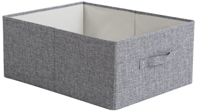 마켓감성 부직포 드레스룸 장롱 정리함, 그레이, 1개