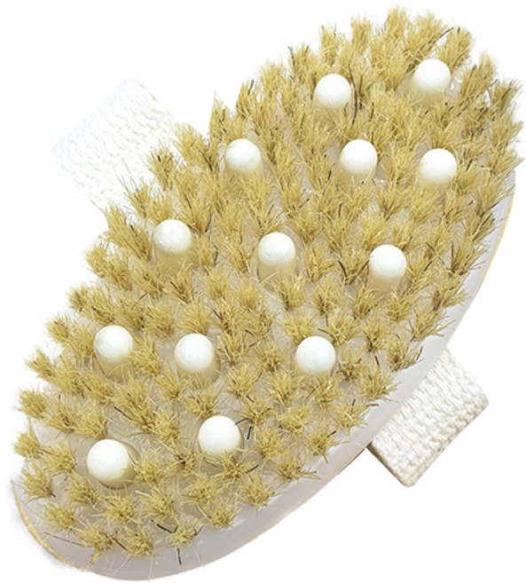 오션 원목 분리형 바디 지압 브러쉬, 1개, 1개입