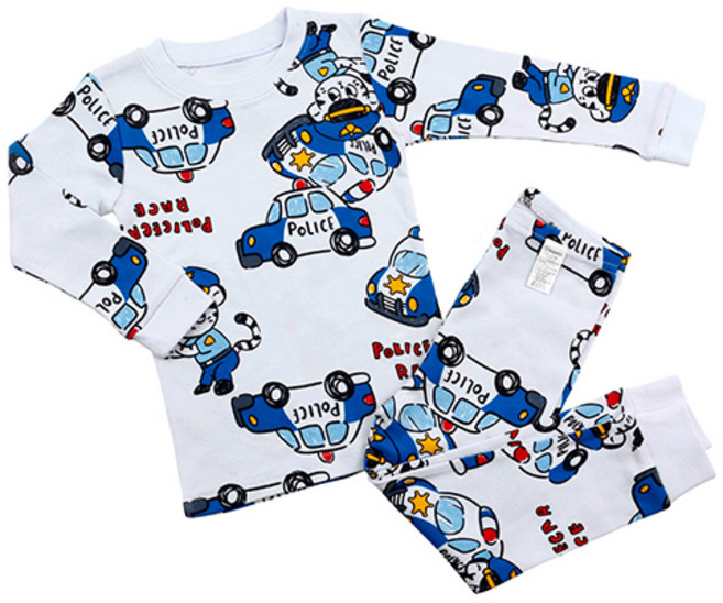 메이키즈 남아용 경찰차출동 30수후라이스 상하복