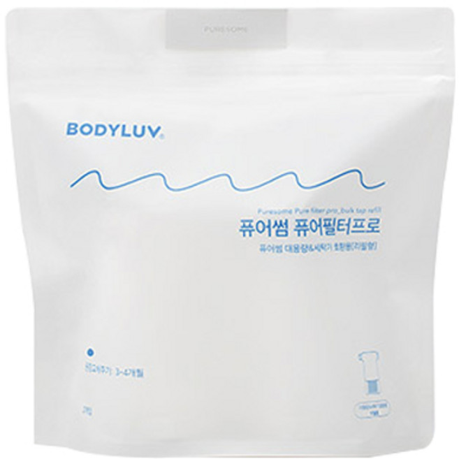 바디럽 퓨어썸 대용량 퓨어필터 프로 리필형 2p, 1개