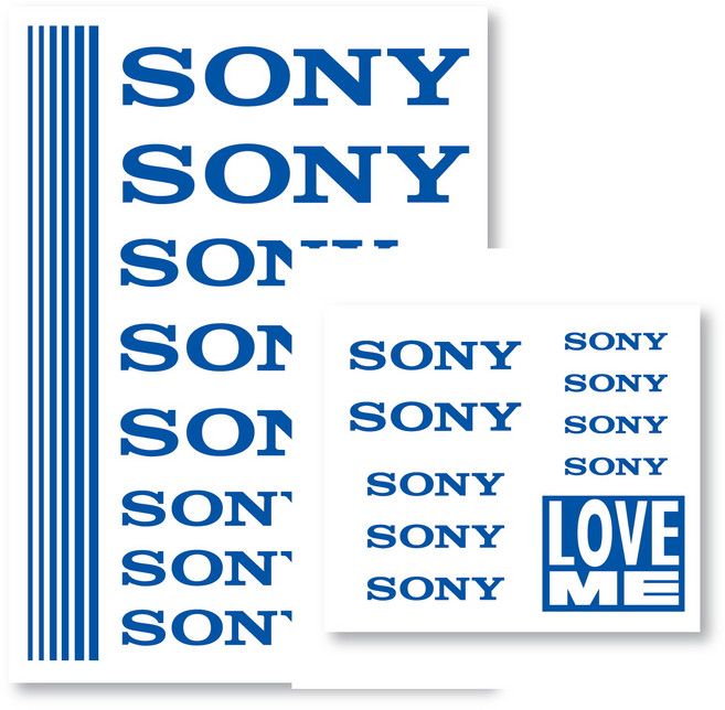 렌즈후드 스티커 소니 D타입 + M타입 세트, 1세트