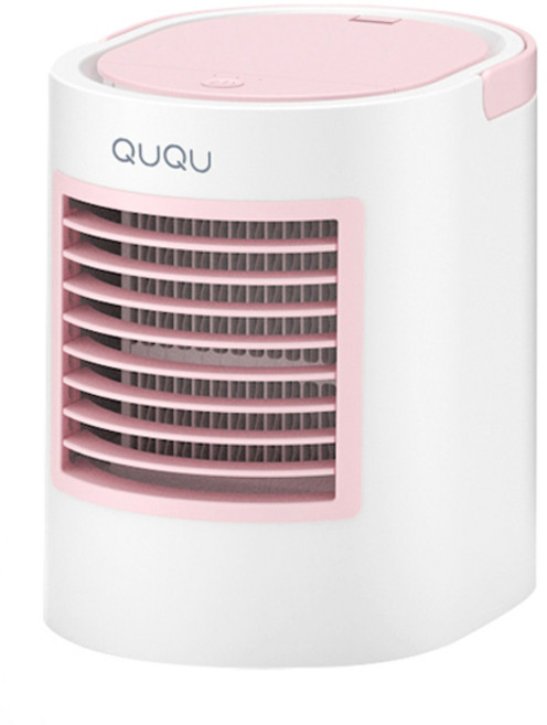 큐큐 좋은제품연구소 바람꽁꽁 소형 냉풍기, QU-F11(핑크)