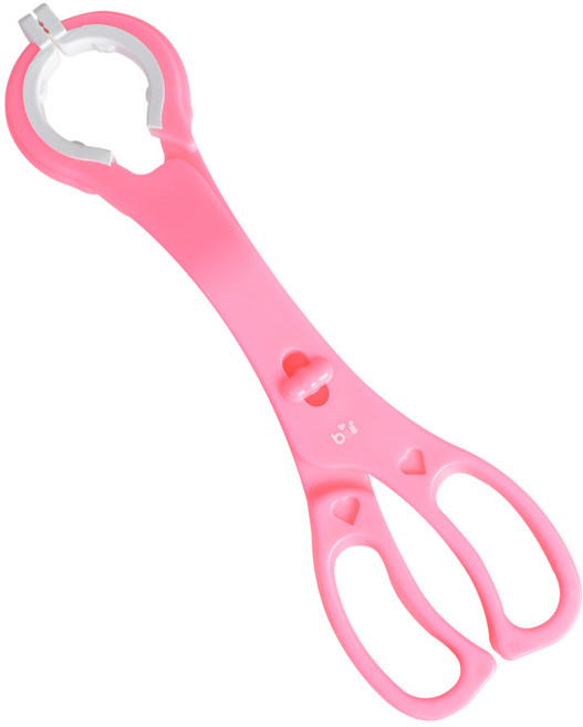 베이비앤아이 버블 젖병집게, 1개, 베리핑크