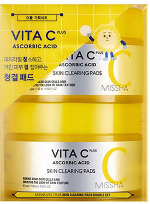 미샤 비타씨플러스 청결패드135ml x 2p, 1세트, 135ml
