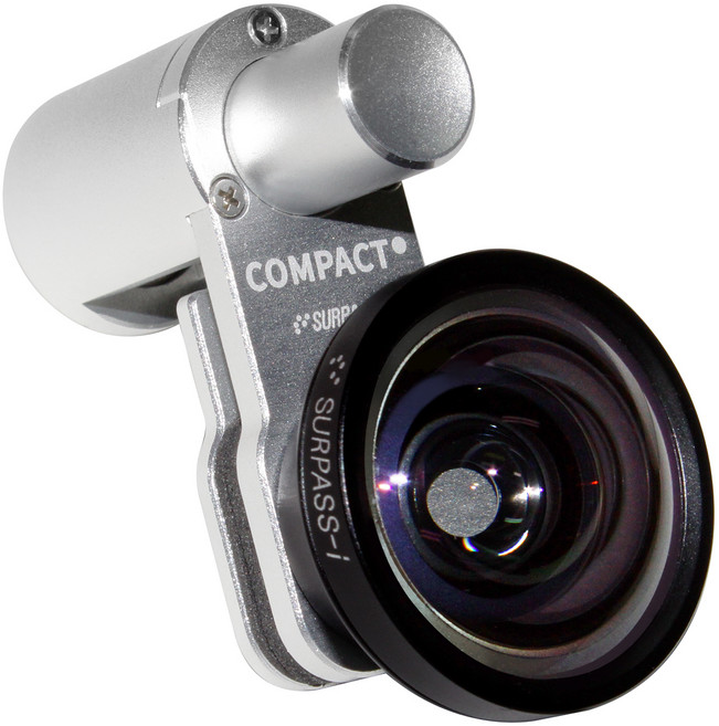 써패스아이 스마트폰 광각렌즈 아이폰 전용 컴팩트, 실버, 1개