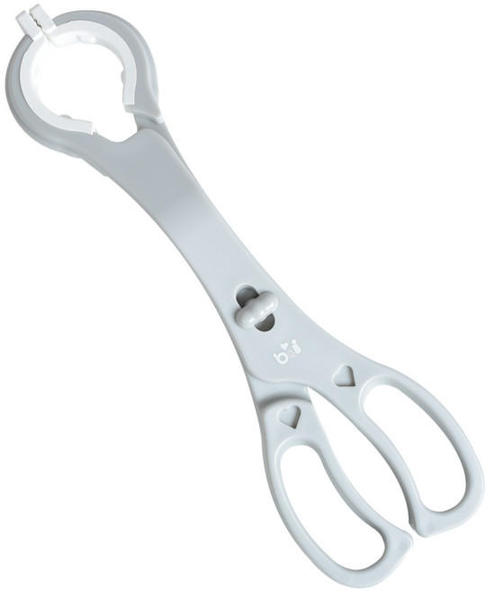 베이비앤아이 버블 젖병집게, 1개, 쿨그레이