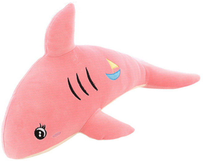 홍대선희샵 상어 인형쿠션 571, 핑크