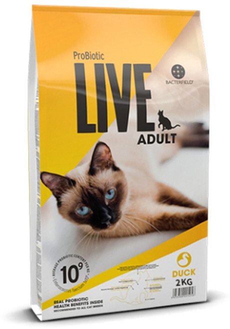 프로바이오틱라이브 어덜트 고양이 건식사료, 오리, 2kg, 1개