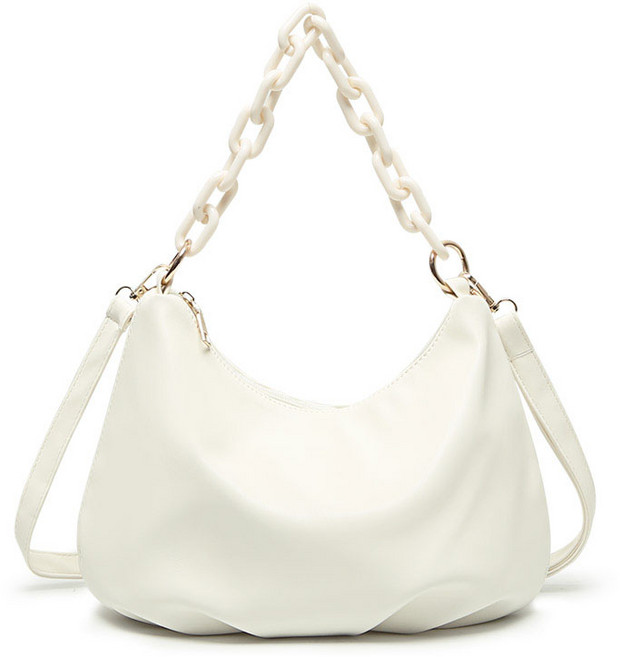 프롬헤븐 셔링걸 플라스틱체인 토트 숄더백 C488