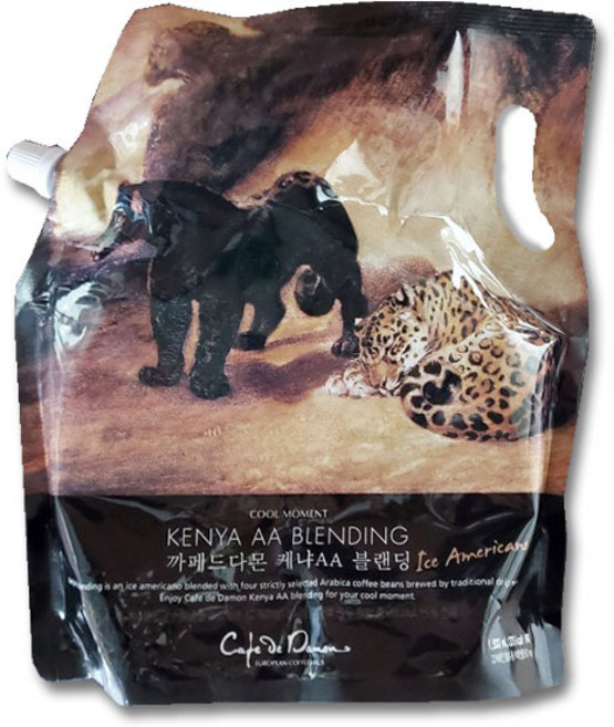 까페드다몬 케냐 AA 블랜딩 커피음료, 1.5L, 1개