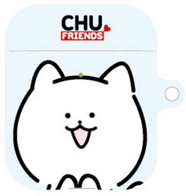 프루그나 디자인 츄프렌즈 클러즈업 에어팟 케이스, 고양이츄