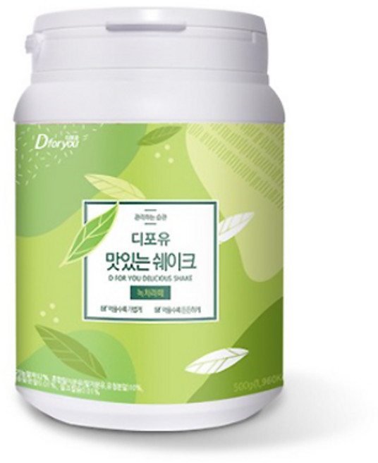 디포유 맛있는 식단관리 쉐이크 녹차라떼, 500g, 1개