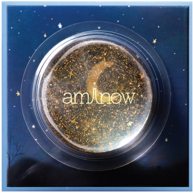 아미나우 밤이슬 비누 100g + 스펀지 받침대 세트, 1세트