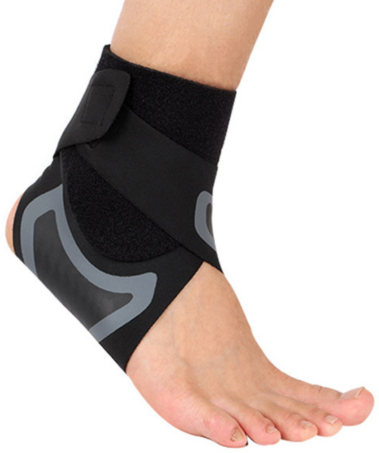 GUNU 익사이팅 가압방지 발목보호밴드 좌우세트 블랙그레이, 1세트