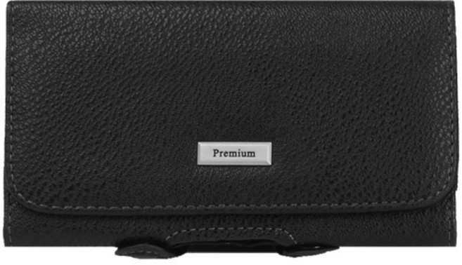 허리벨트 휴대폰 케이스 BC06 프리미엄 라지, 블랙, 1개