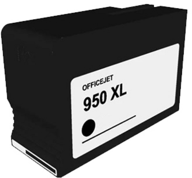 토너피아 HP 대용량 잉크 HP950XL CN045AA, 검정, 1개