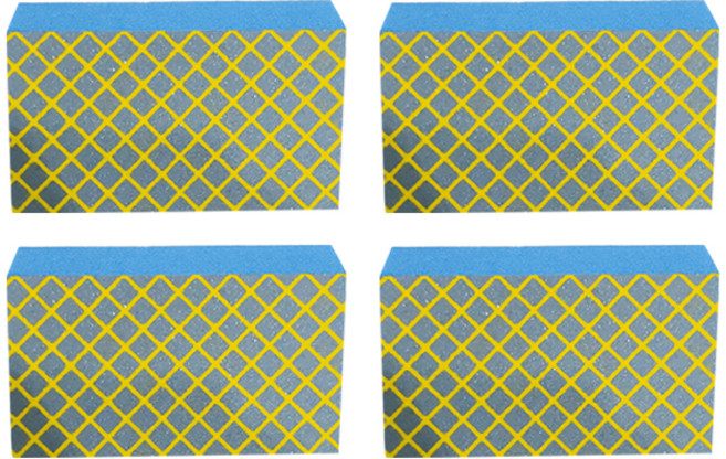 유하우스 인덕션 전용 수세미, 혼합색상, 4개