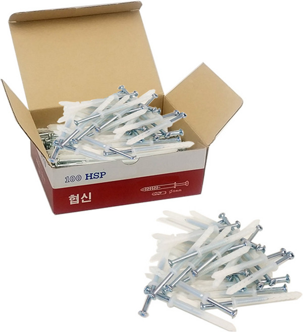 이노공구 콘크리트 타격앙카 칼블럭 나사일체형, 1개