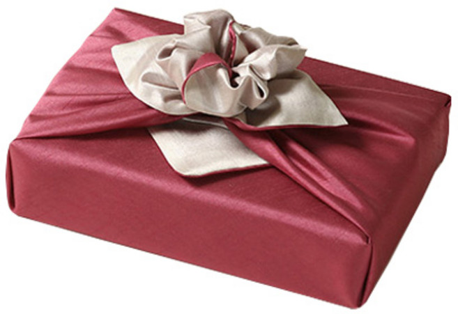 통샵 예단 선물 큰보자기 대형 175 x 175 cm, 플럼로즈 + 아이보리, 1개