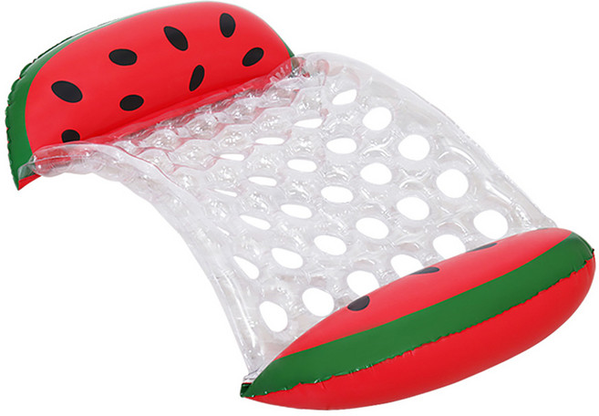 [캠프엠] 튜브 유아 어린이 대형 성인 물놀이 수박 플라밍고 워터해먹 유니콘 보트 매트 성인용, 혼합색상, 1개