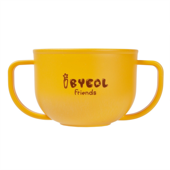 아이별프렌즈 아동용 옥수수 양손컵, 1개, 옐로