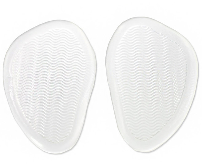 여성용 접착 하이힐 앞쿠션 패드 투명 물결
