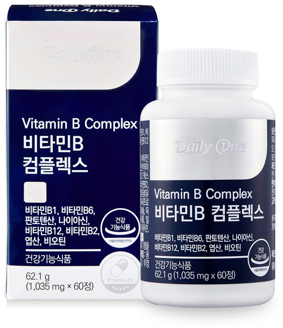 데일리원 비타민B 컴플렉스, 60정, 1개
