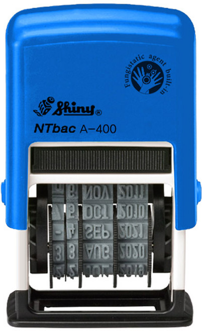 Shiny 日期印章 A-400, 隨機發貨, 素色