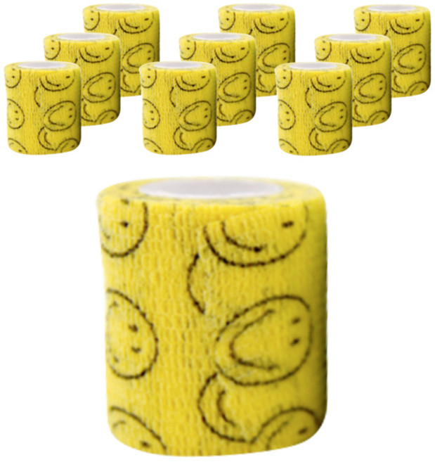 강아지 일회용 신발 붕대, 옐로우, 10개