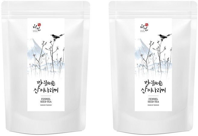 해밀 깔끔떠는 산미나리씨차, 1g, 50개, 25개