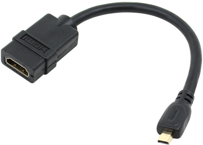 넥시 HDMI TO MICRO HDMI 젠더 15cm, NX263, 1개