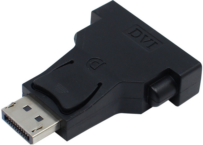 넥시 DP to DVI D 모니터 노트북 변환 젠더, NX-DPDV-G, 1개