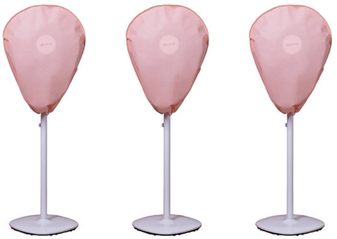 아리코 스탠드 선풍기 더스트 커버 3p, 핑크