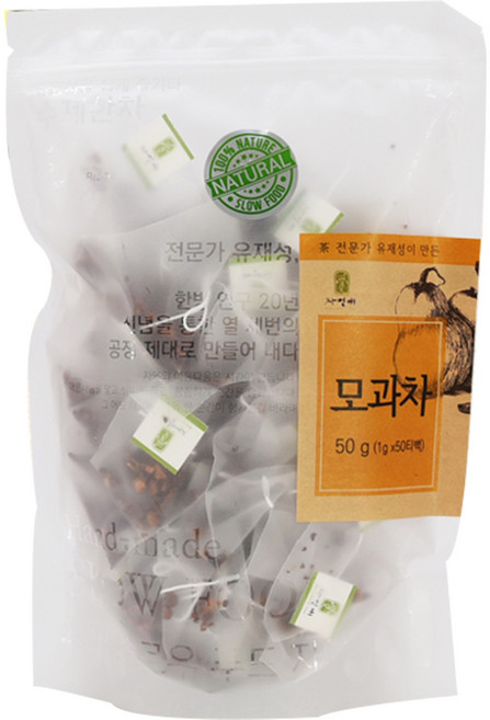 자연애 모과차 티백, 1g, 50개입, 1개