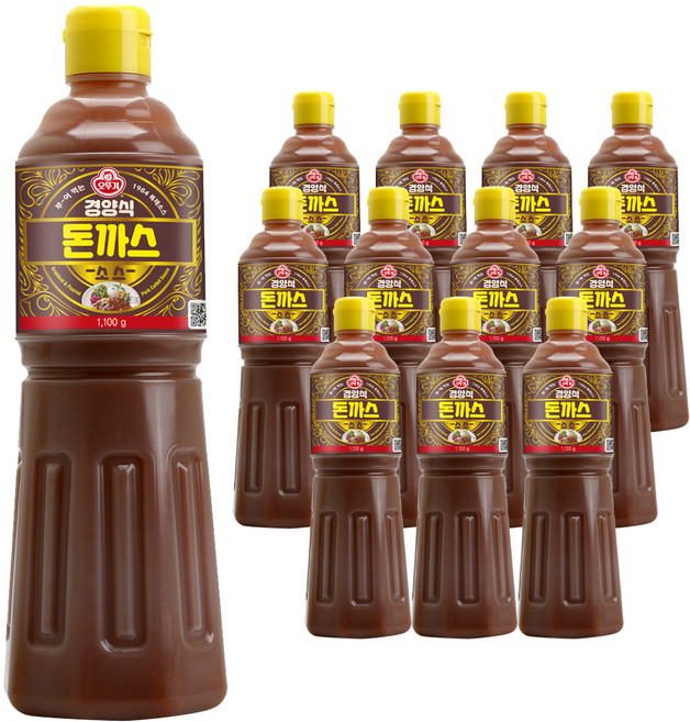 오뚜기 경양식돈까스 소스, 1.1kg, 12개