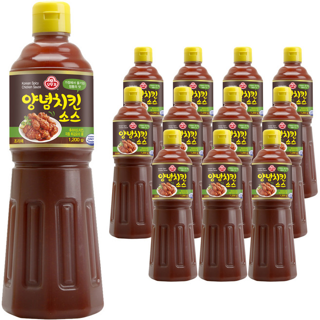 오뚜기 양념치킨 소스, 1.2kg, 12개