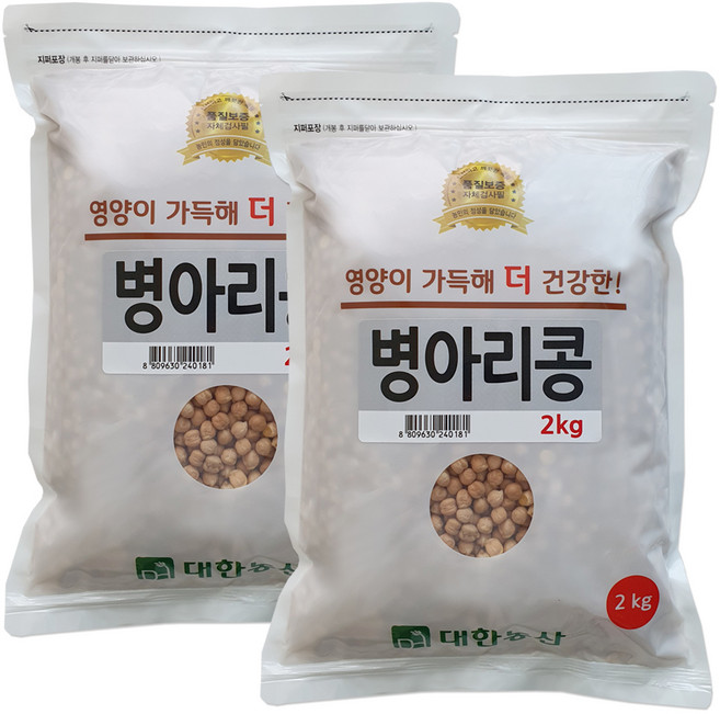 대한농산 병아리콩, 2kg, 2개