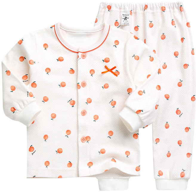 그린베베 아동용 봄가을 쥬시 양면내의 상하 세트