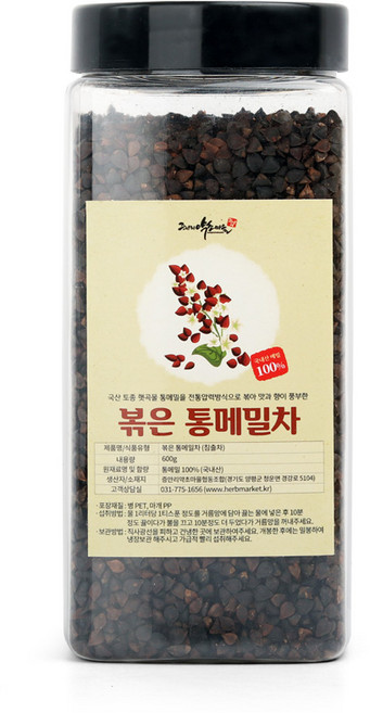 증안리약초마을 전통비법 볶은 껍질 통메밀차, 1개입, 1개, 600g