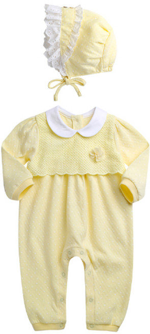 그린베베 봄가을 귀욤하트 우주복 + 모자 세트